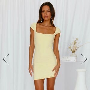 Hello Molly CANARY SUNSHINE DRESS YELLOW